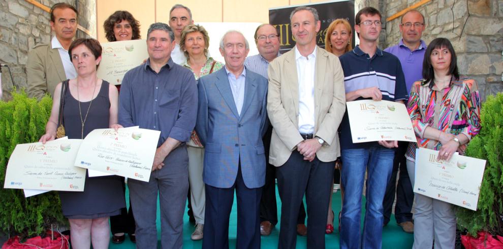 La III Cata- Concurso de Quesos de Biescas entrega los premios a los mejores quesos de Aragón