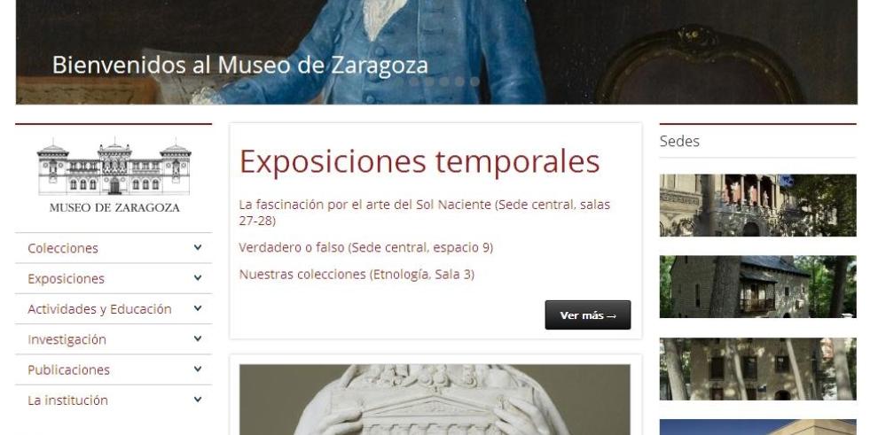 El Museo de Zaragoza estrena página web