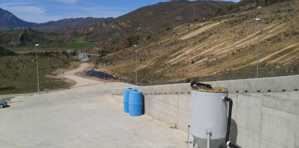 Avanzan los trabajos de control de aguas y descontaminación de suelos en el entorno de Sabiñánigo