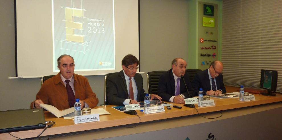 IAF, CEOS-CEPYME Huesca y Cámara de Comercio convocan el Premio Empresa Huesca 2013
