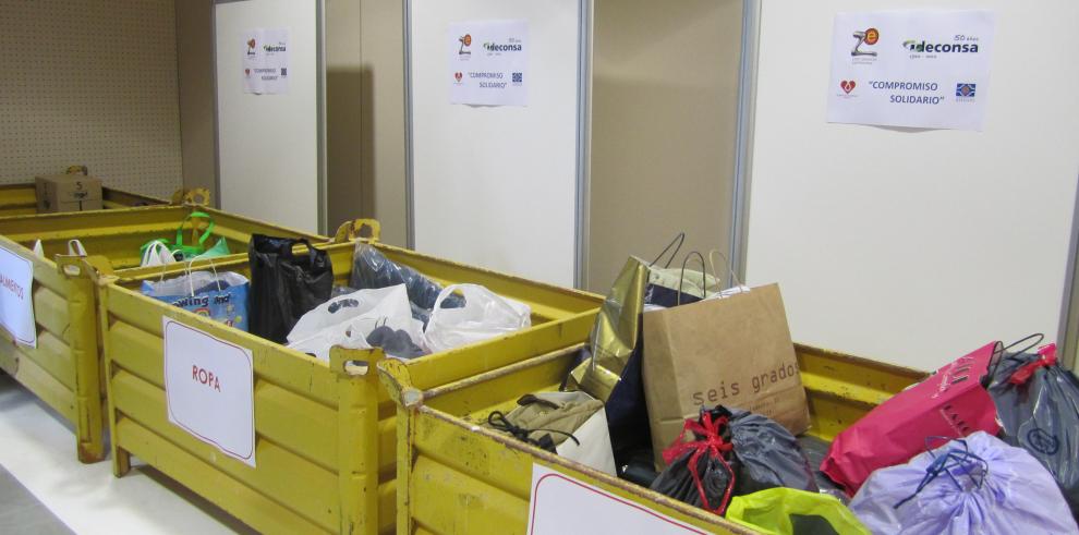 Expo Zaragoza Empresarial e Ideconsa protagonizan un acto solidario en las nuevas instalaciones de la Ciudad de la Justicia