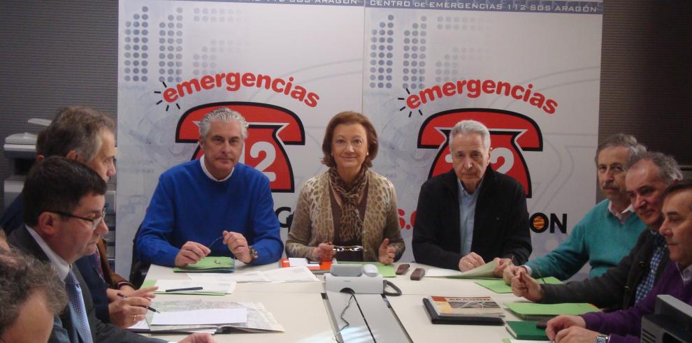 El Gobierno de Aragón coordina el dispositivo ante la crecida del Ebro