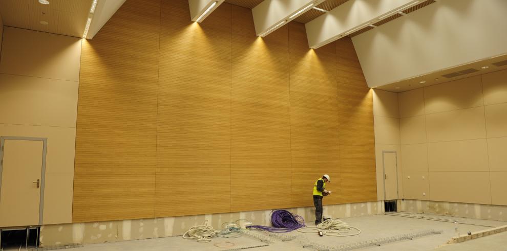 La Ciudad de la Justicia ultima sus instalaciones para acoger todos los servicios judiciales de Zaragoza