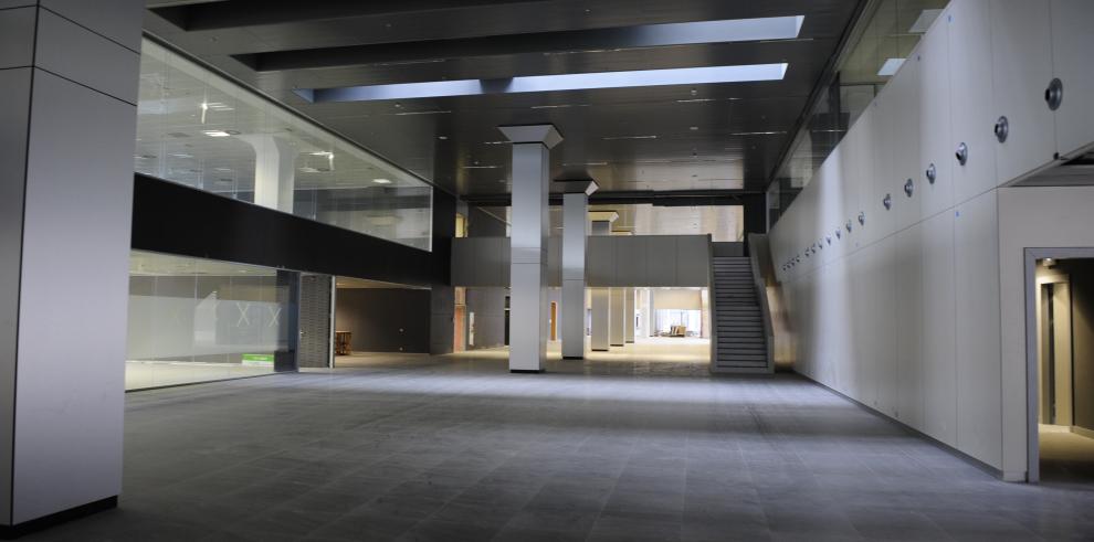La Ciudad de la Justicia ultima sus instalaciones para acoger todos los servicios judiciales de Zaragoza