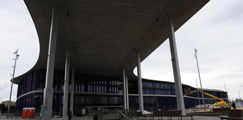 La Ciudad de la Justicia ultima sus instalaciones para acoger todos los servicios judiciales de Zaragoza