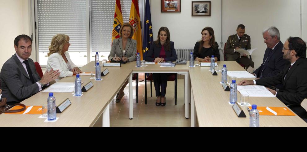 La Princesa de Asturias conoce la Formación Profesional aragonesa en el Pirámide de Huesca