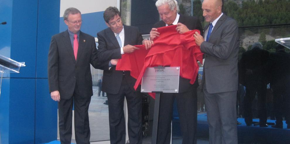ZALUX inaugura sus nuevas  instalaciones en Alhama de Aragón 