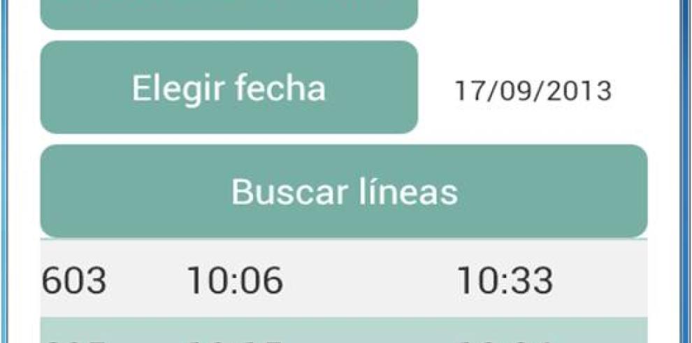 Una aplicación móvil para consultar tiempos de espera así como poder planificar rutas a través de Google Maps,  novedades del Consorcio de Transportes del Área de Zaragoza (CTAZ) 