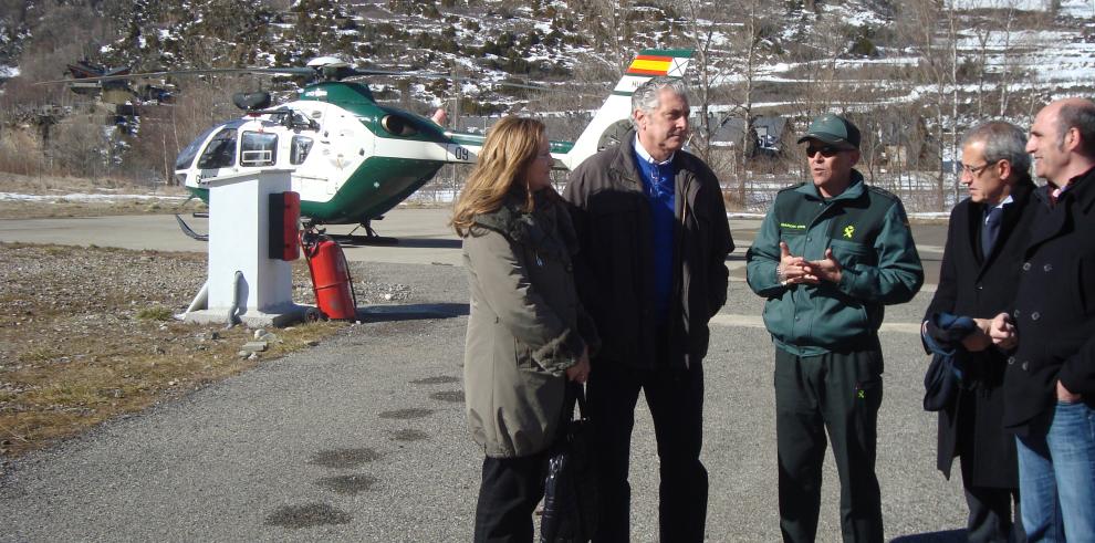 Primera visita institucional de Antonio Suárez a Benasque