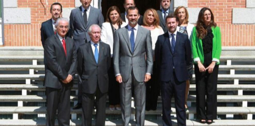 El Príncipe de Asturias recibe a los organizadores del 12º Congreso Internacional ORP que se celebrará en Zaragoza en 2014 con el apoyo del Gobierno de Aragón