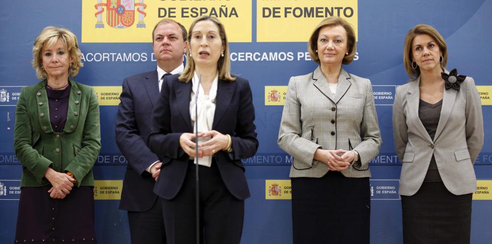 La Presidenta de Aragón califica la TCP como un “proyecto de Estado”