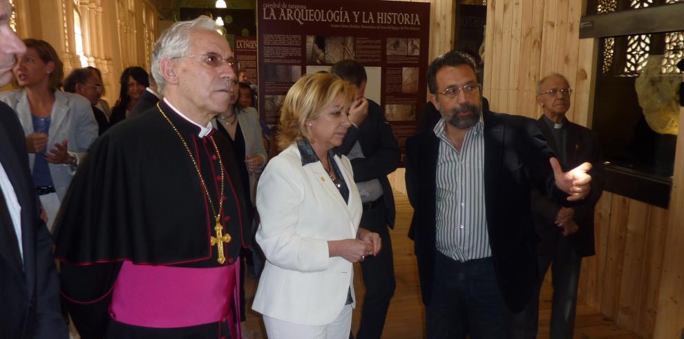 Una exposición muestra cómo se ha restaurado la Catedral de Tarazona