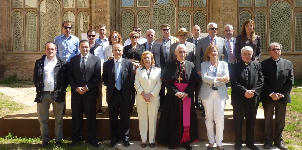 Una exposición muestra cómo se ha restaurado la Catedral de Tarazona