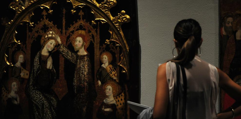 El Museo de Zaragoza expone la imagen renovada del retablo de Jaime Serra 