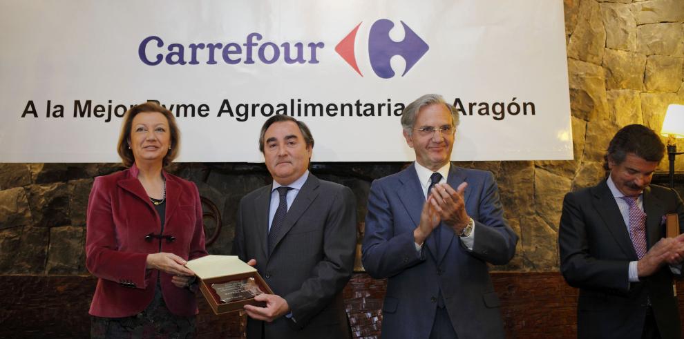 La Presidenta de Aragón preside la entrega de los Premios Carrefour