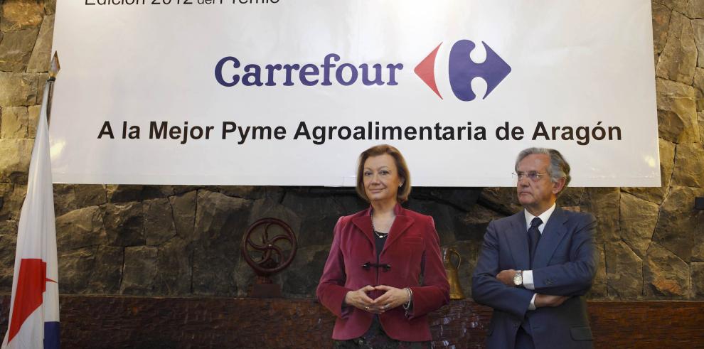 La Presidenta de Aragón preside la entrega de los Premios Carrefour