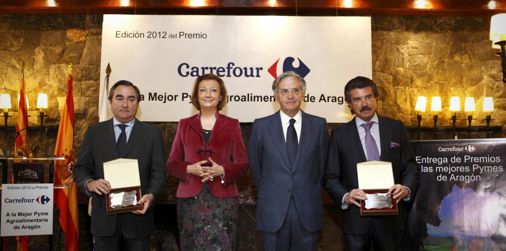 La Presidenta de Aragón preside la entrega de los Premios Carrefour