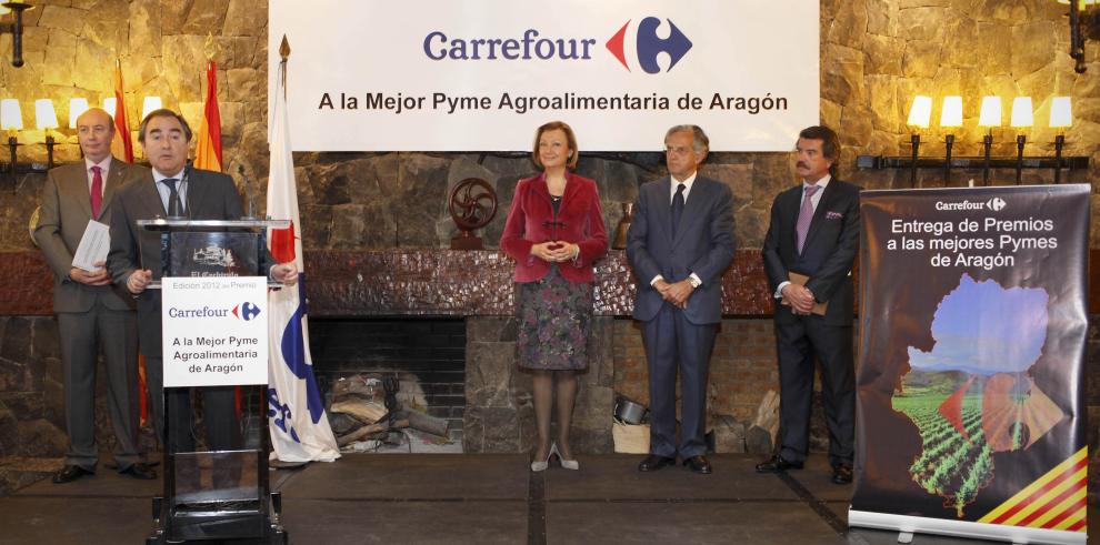 La Presidenta de Aragón preside la entrega de los Premios Carrefour