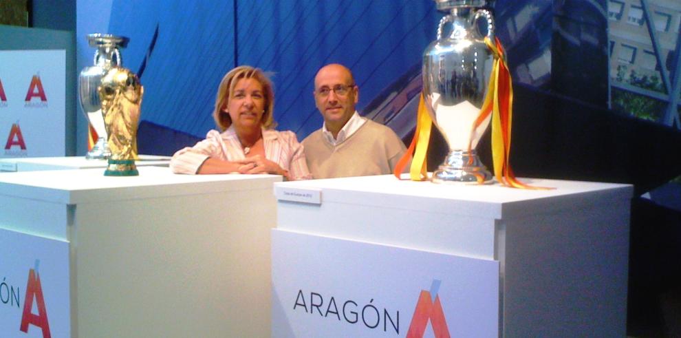 La copa del Mundo y las dos Eurocopas llegan al IAACC Pablo Serrano