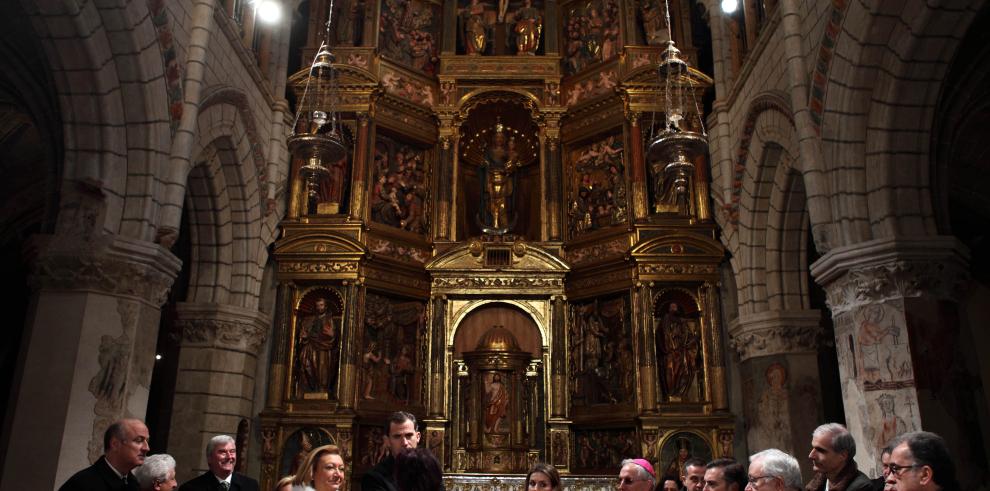 El encanto de Tarazona, ante los Príncipes de Asturias