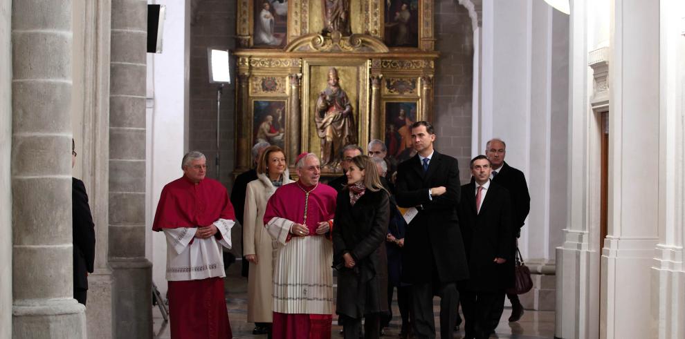 El encanto de Tarazona, ante los Príncipes de Asturias