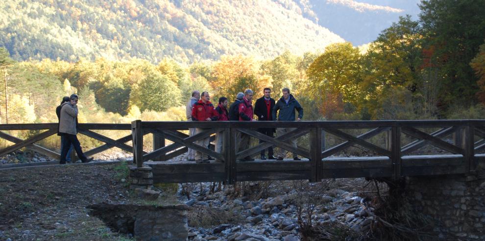 “La Caixa” y el Gobierno de Aragón presentan el primer sendero accesible en el valle de Ordesa