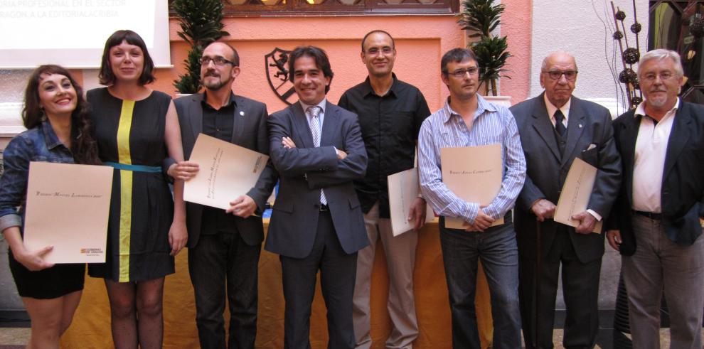 El Gobierno de Aragón entrega los Premios Literarios 2011