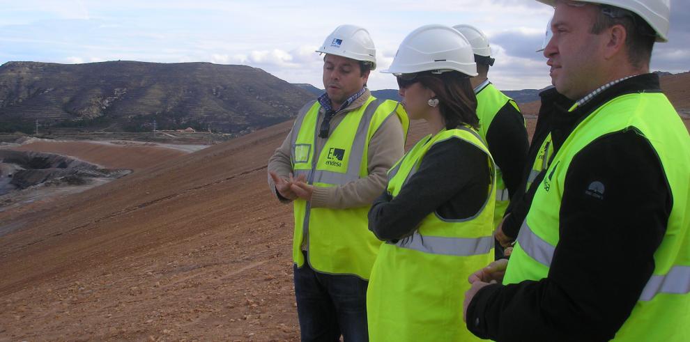 La restauración de la mina de carbón de Estercuel demuestra que la actividad minera es compatible con el respeto al medio ambiente