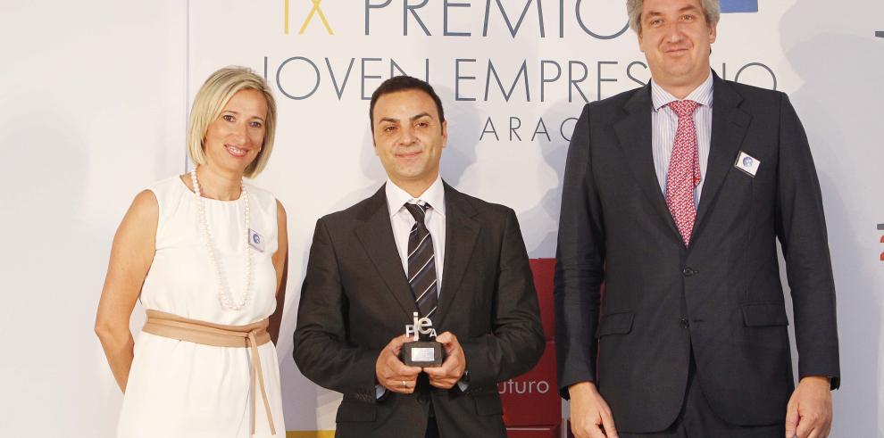 Grupo Escanero ganador del premio Joven Empresario de Aragón