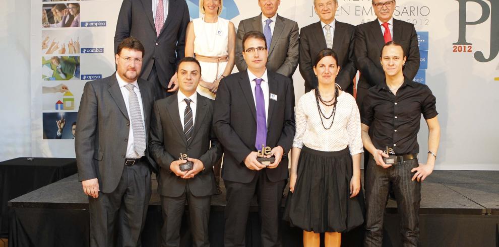 Grupo Escanero ganador del premio Joven Empresario de Aragón