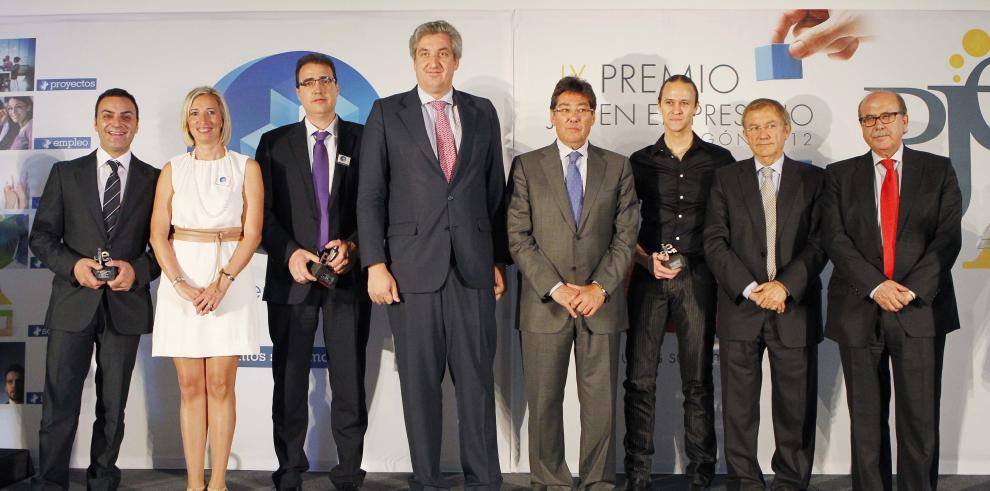 Grupo Escanero ganador del premio Joven Empresario de Aragón