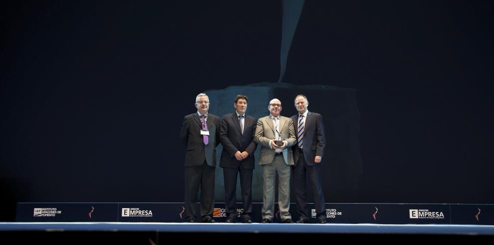 Cerler Global Electronics, Radio Huesca y César Alierta reciben los Premios a la Excelencia Empresarial en Aragón 2012