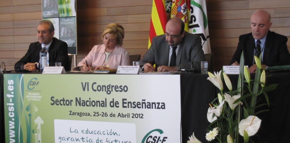 Dolores Serrat asiste a la inauguración del congreso de CSI•F