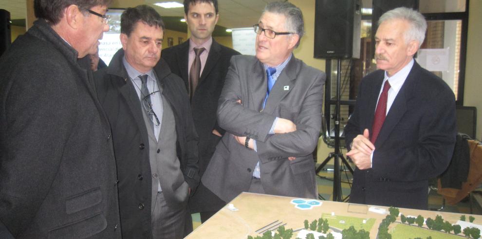ATADES da paso a la biomasa para calentar la Ciudad Residencial de Alagón