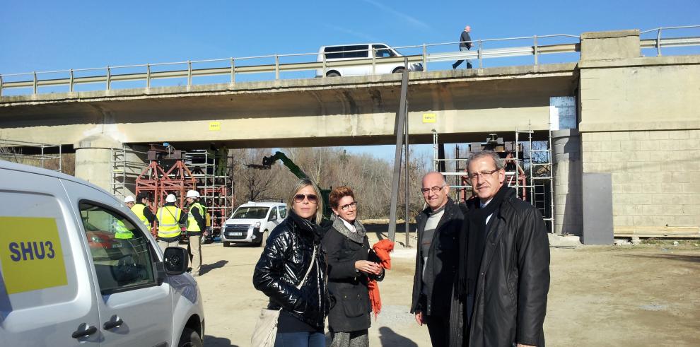 El Gobierno de Aragón finaliza la reparación del puente de Sariñena