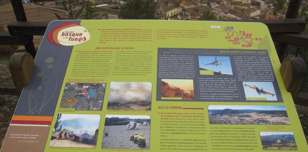 La Ruta del Bosque y el Fuego, educación en prevención de incendios