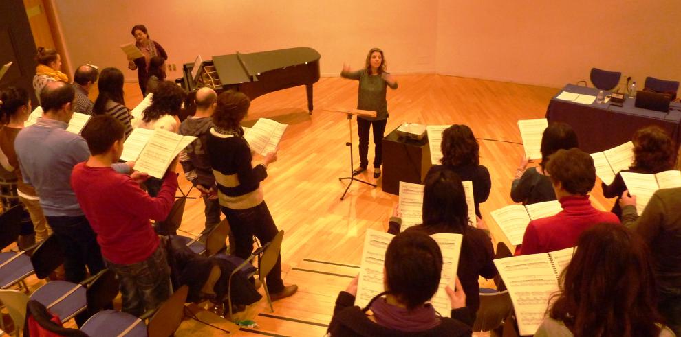 1.300 escolares aragoneses preparan una cantata que interpretarán en un gran concierto