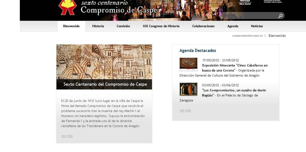 El Compromiso de Caspe vía online
