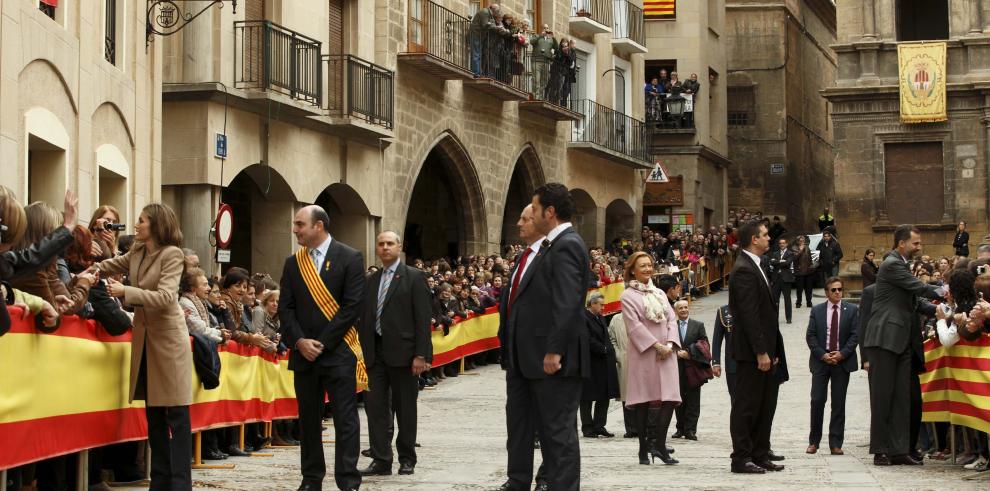 Visita Real para conmemorar el compromiso y la concordia aragonesa