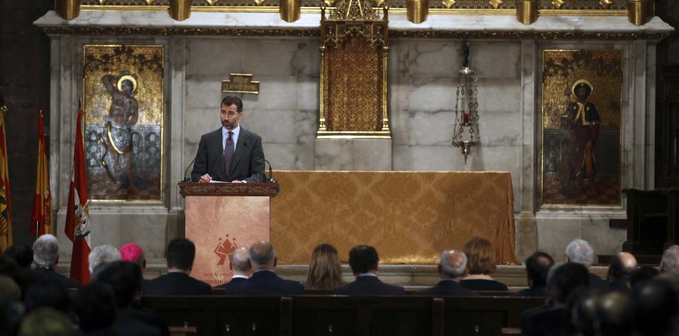 Visita Real para conmemorar el compromiso y la concordia aragonesa