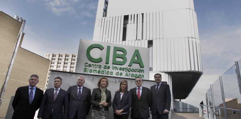 La Ministra de Sanidad y la Presidenta de Aragón visitan el CIBA