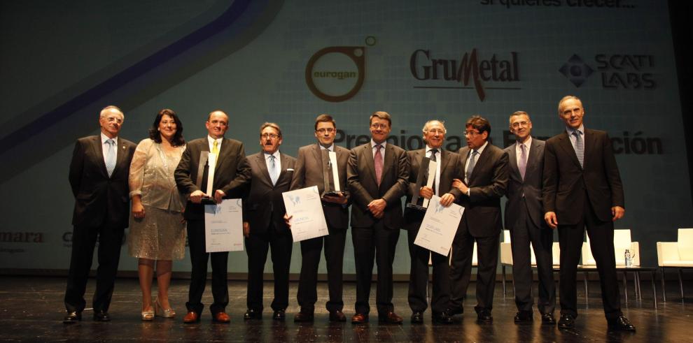 Eurogan, Grumetal y Scati Labs reciben los Premios a la Exportación de la Cámara de Comercio e Industria de Zaragoza