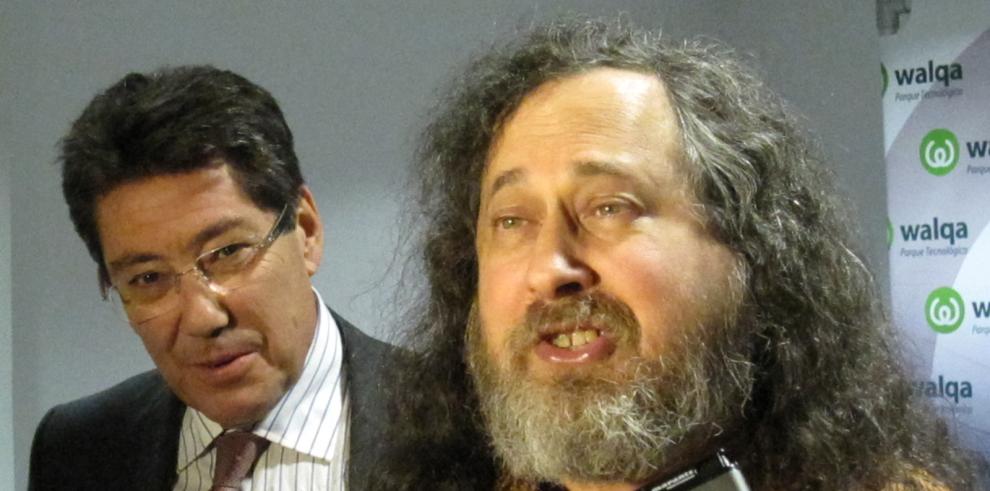 El experto mundial en software libre Richard Stallman, en Walqa