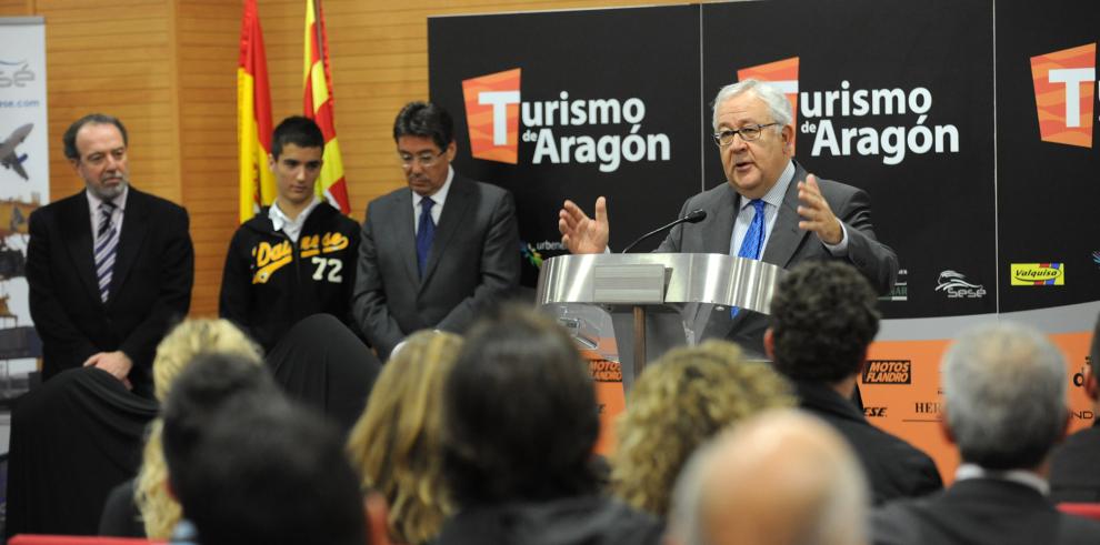 Turismo de Aragón patrocina al piloto aragonés de 125GP Pedro Rodríguez