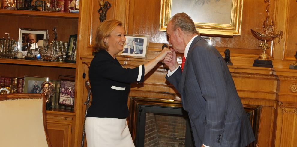 Audiencia de S.M. El Rey con la Presidenta de Aragón