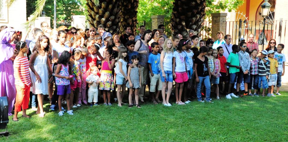 Niños saharauis en Aragón