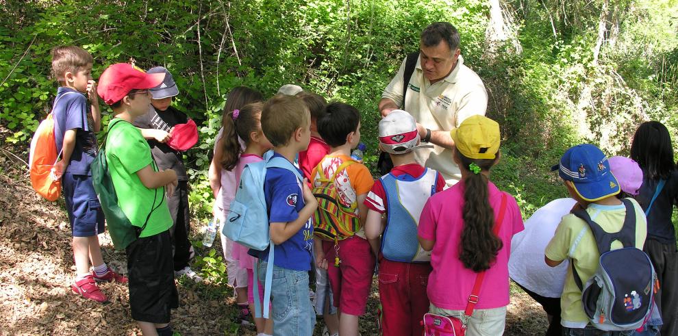 Nuevo programa de educación ambiental en los centros de la Red Natural de Aragón