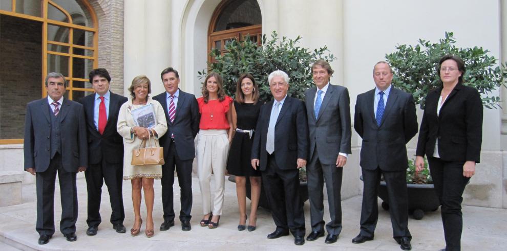 Ricardo Oliván y Mario Garcés en los premios AFEDAZ