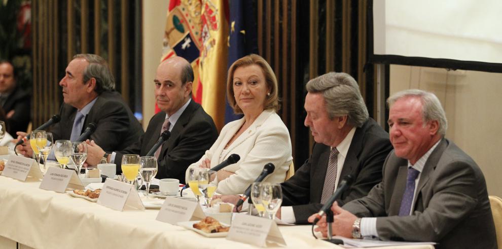 La Presidenta de Aragón califica la TCP como imprescindible para el futuro de la economía, la cohesión social y la creación de empleo de España