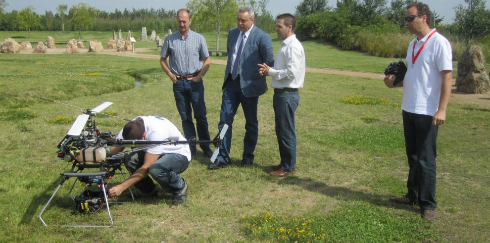 Aragón, primera Comunidad Autónoma en incorporar helicópteros no tripulados a la extinción de incendios forestales